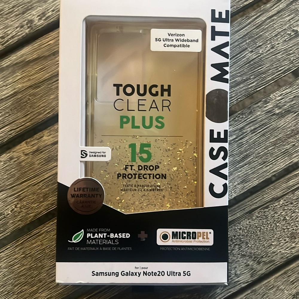 CaseMate Tough Clear Plus phone case for Samsung Galaxy Note20 Ultra 5g